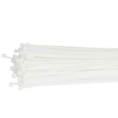 Colier plastic 4.8x350 albe 100buc MTR - imagine 1