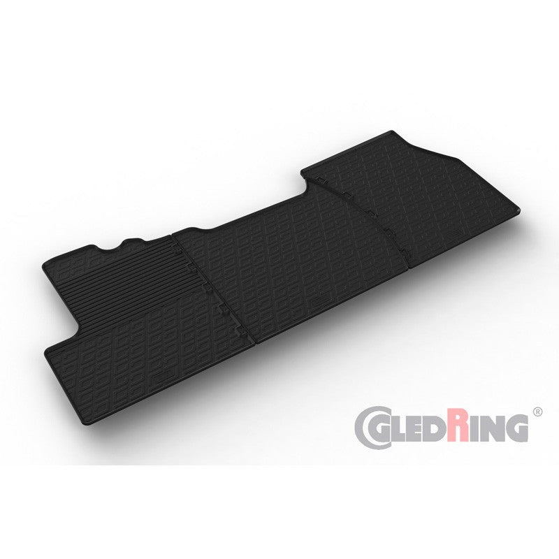 Set 3 covorase cauciuc spate OPEL MOVANO 2022-> /RUBBER MATS Gledring - imagine 1