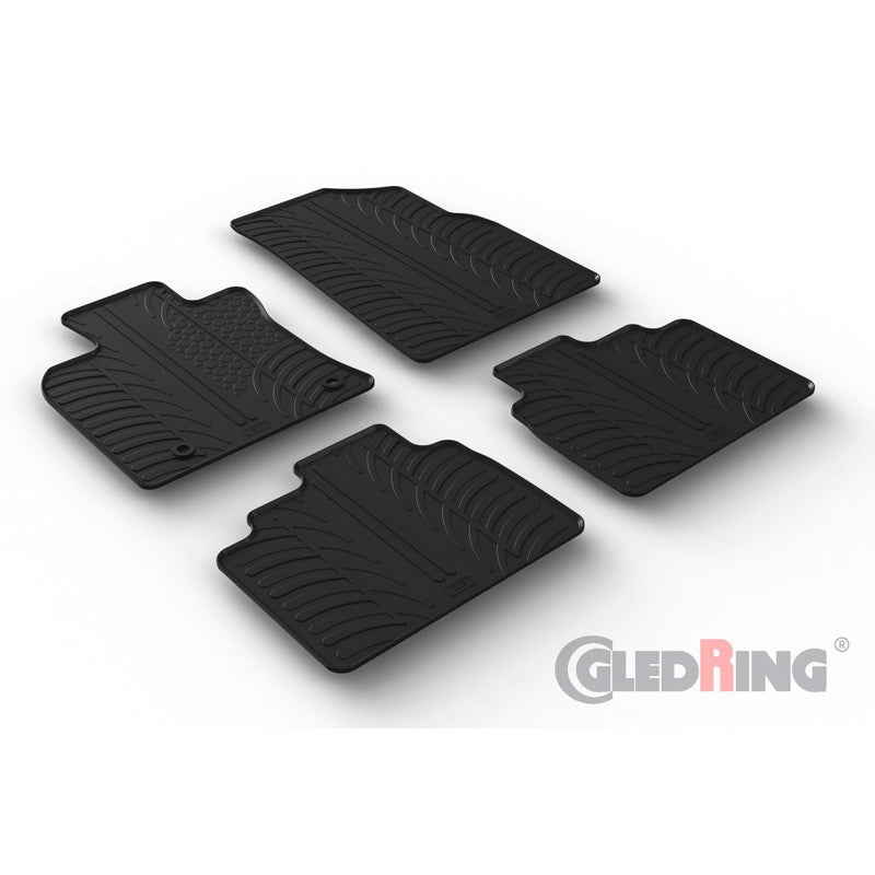 Set 4 covorase cauciuc TOYOTA Camry / Hybrid Sedan 02.2019-> Gledring - imagine 1