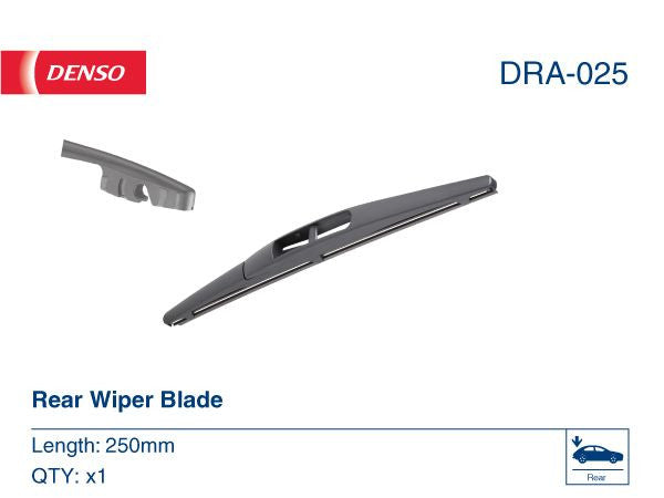 Lamela stergator Denso 250 mm Denso - imagine 1