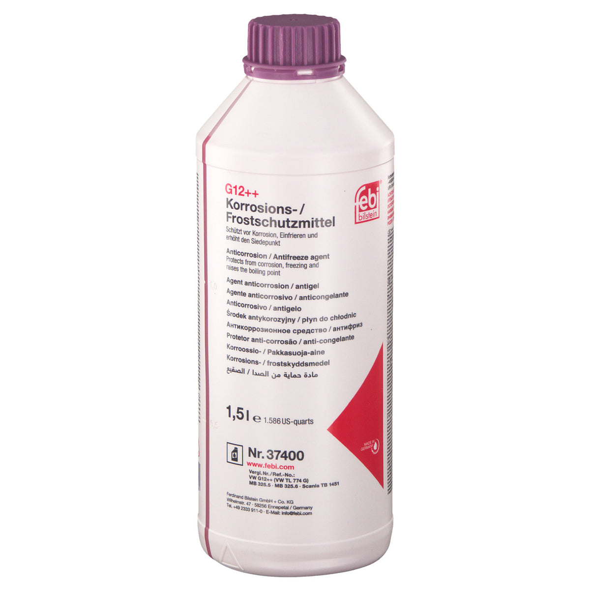 Antigel concentrat Febi Violet G12++ 1.5L Febi - imagine 1