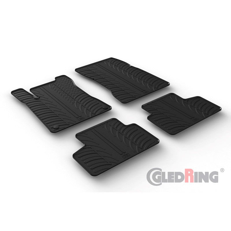 Set 4 covorase cauciuc dedicate M B GLB X247 SUV 11.2019->/rubber mats Gledring - imagine 1