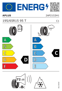 Anvelopa Iarna Aplus 195/65 R15 95T XL A701 APLUS - imagine 4