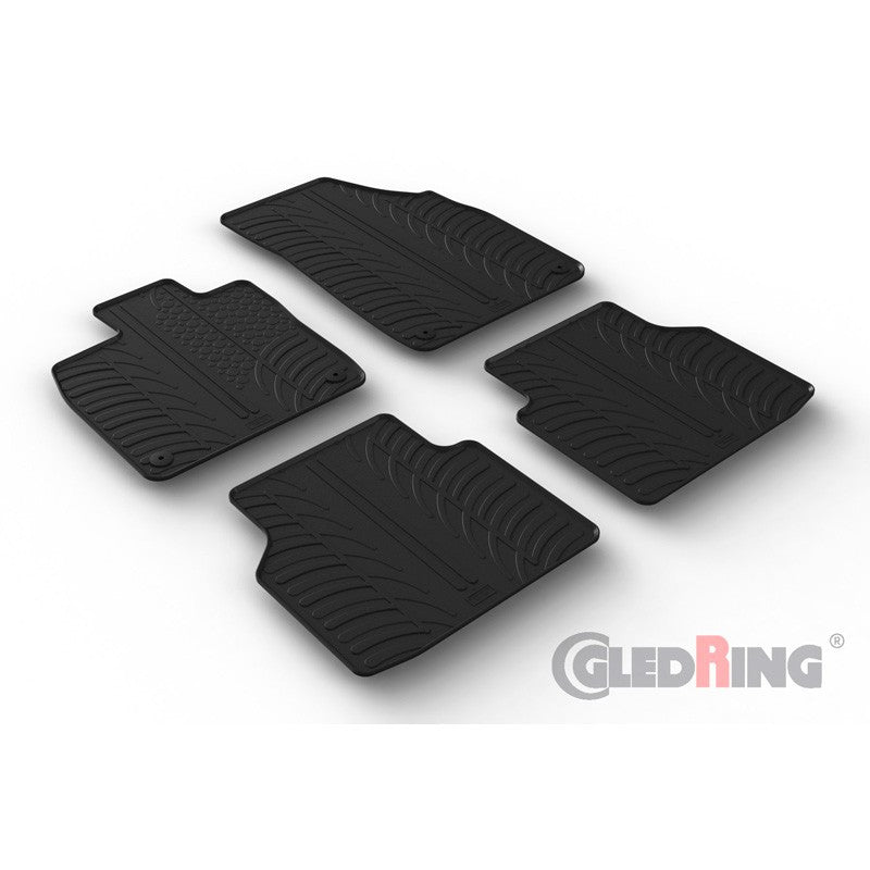 Set 4 covorase cauciuc dedicate SKODA Enyaq iV Crossover 20-/Coupe Crossover Gledring - imagine 1