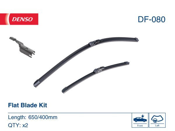 Set Lamela stergator Denso Flat 650/400 mm Denso - imagine 1