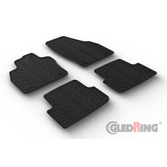 Set 4 covorase cauciuc dedicate VW Taigo SUV 07.2021->/rubber mats Gledring - imagine 1