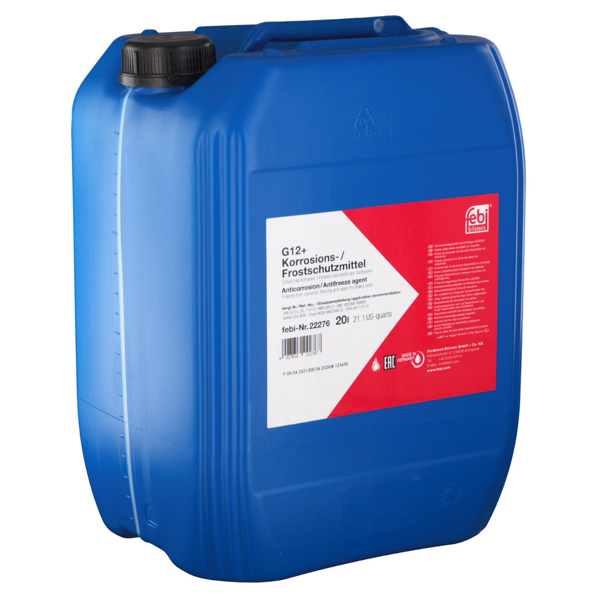Antigel concentrat Febi Albastru G12+ 20 L Febi - imagine 1