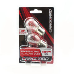 Set 2 becuri P21/4W - 12V- BAZ15D Carguard - imagine 1