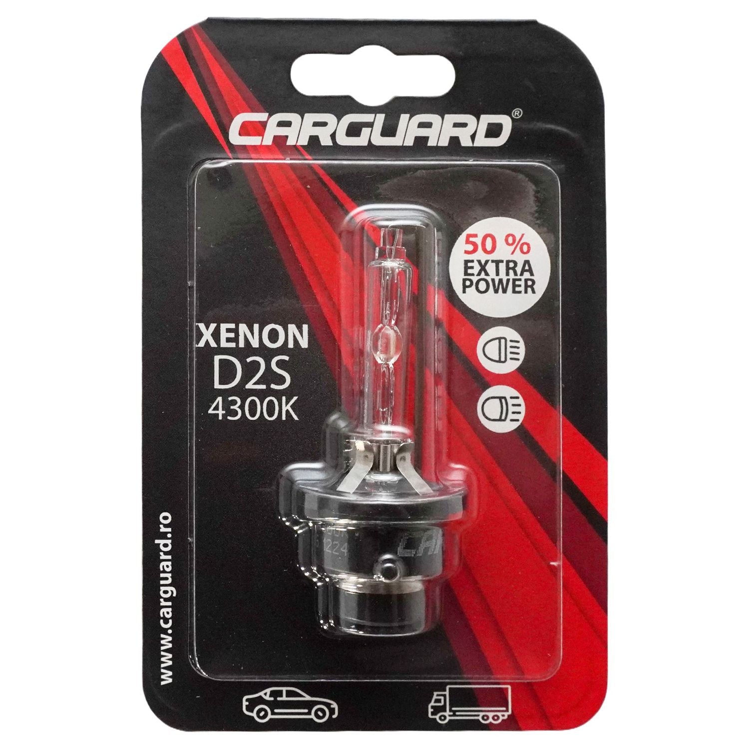 Bec Auto Xenon Carguard D2S 4300K Carguard - imagine 2