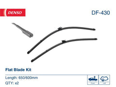 Set Lamela stergator Denso Flat 650/600 mm Denso - imagine 1