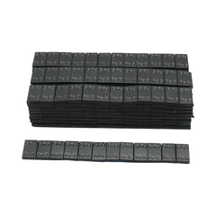Contragreutati autoadezive negre echilibrare roti Fe 60g (5gx12 buc) 100 benzi/set All Ride - imagine 1