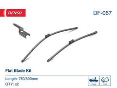 Set Lamela stergator Denso Flat 750/500 mm Denso - imagine 1