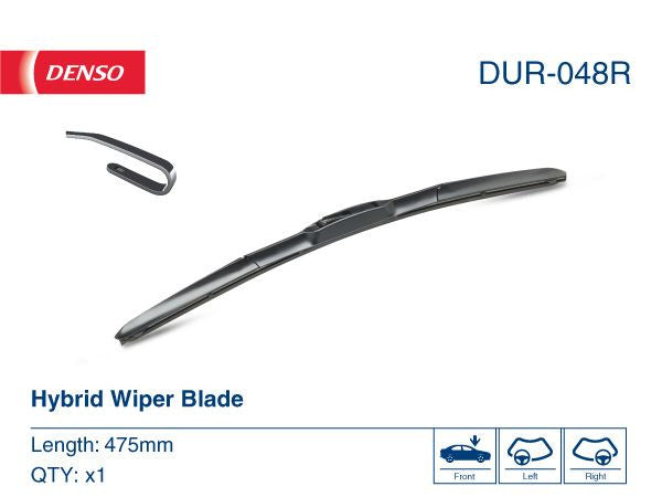 Lamela stergator Denso 475 mm Denso - imagine 1