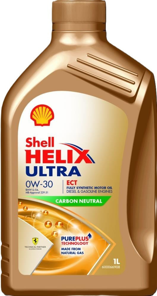 Ulei motor Shell Helix Ultra ECT 0W30 C3 1L Shell - imagine 1