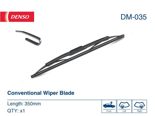 Lamela stergator Denso 350 mm Denso - imagine 1