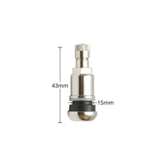 Valva roata tubeless metalica 43mm TR413 All Ride - imagine 1