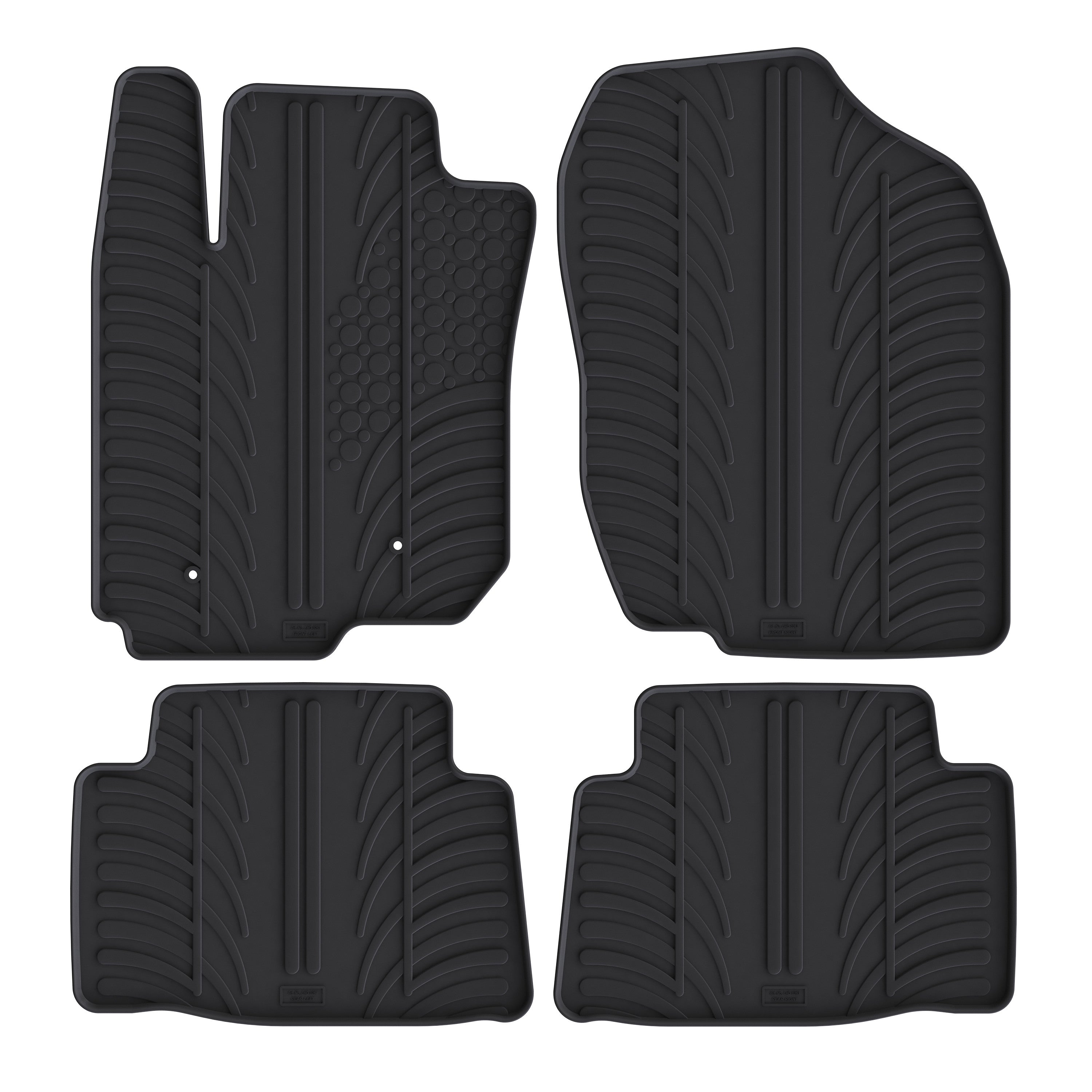 Set 4 covorase cauciuc dedicate RENAULT FLUENCE 2009-2010 Gledring - imagine 1