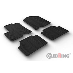 Set 4 covorase cauciuc dedicate KIA e-Niro HB 03.2018->/rubber mats Gledring - imagine 1