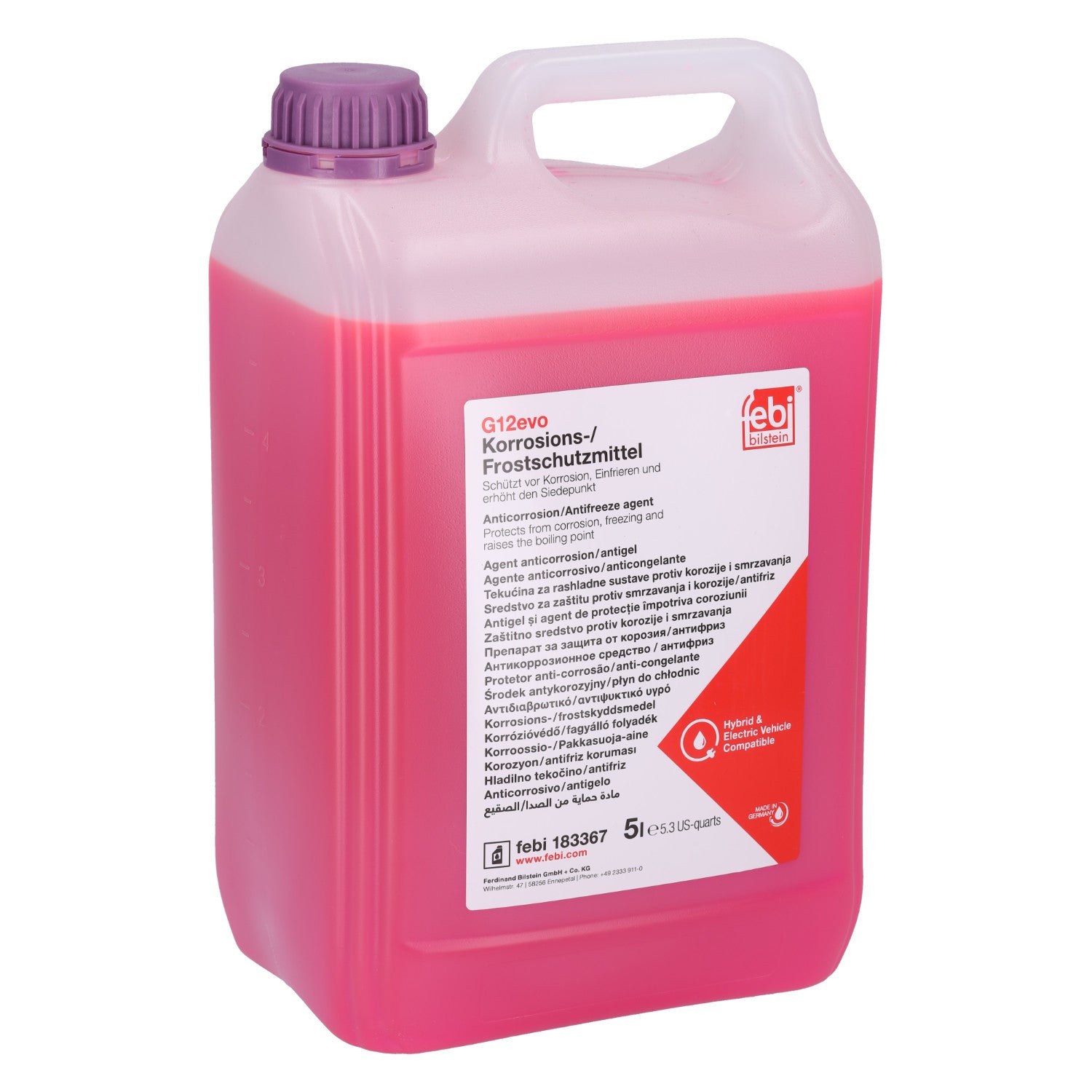 Antigel concentrat Febi Violet G12 Evo 5L Febi - imagine 1