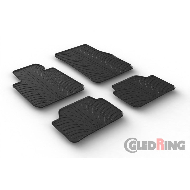 Set 4 covorase cauciuc dedicate BMW 1 F20 / F21 2011-08.2019 Gledring - imagine 1