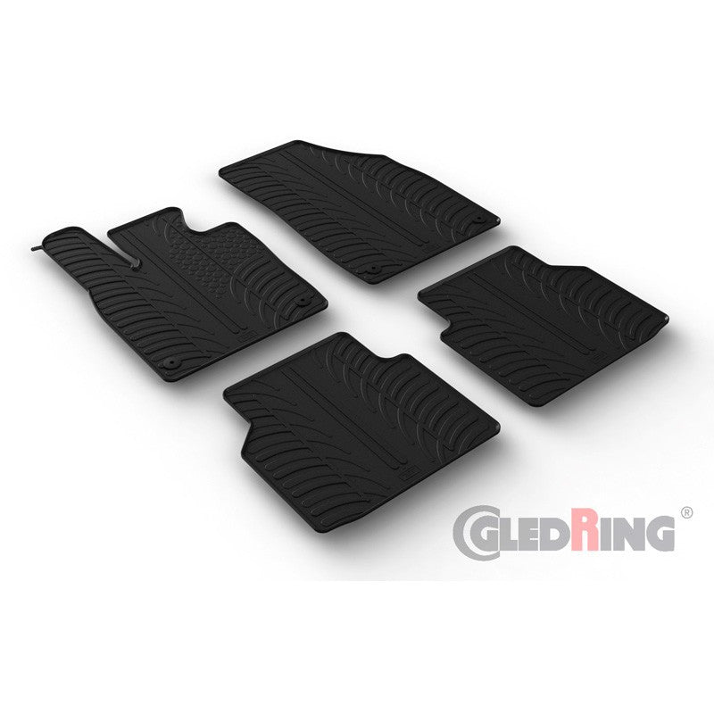Set 4 covorase cauciuc dedicate VW ID.4 SUV 2021->/ID.5 2021->/rubber ma Gledring - imagine 1