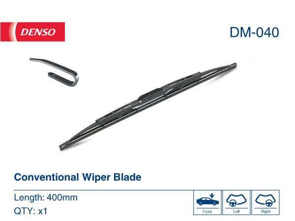 Lamela stergator Denso 400 mm Denso - imagine 1