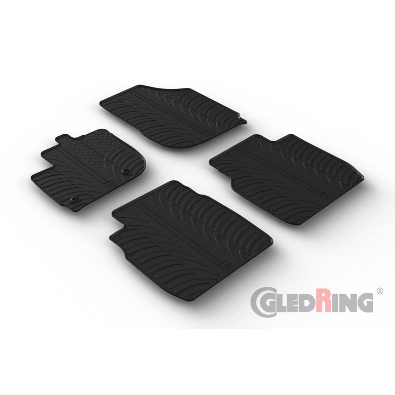 Set 4 covorase cauciuc dedicate HONDA Jazz/Crosstar 01.2021->/rubber m. Gledring - imagine 1