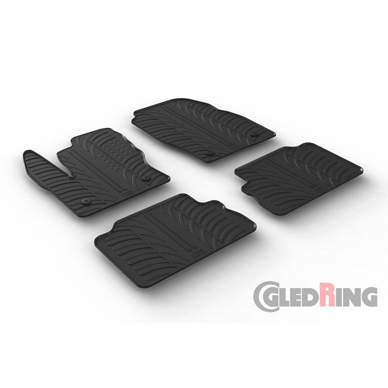 Set 4 covorase cauciuc dedicate FORD KUGA MODIF.2016-4.2020/rubber mats Gledring - imagine 1