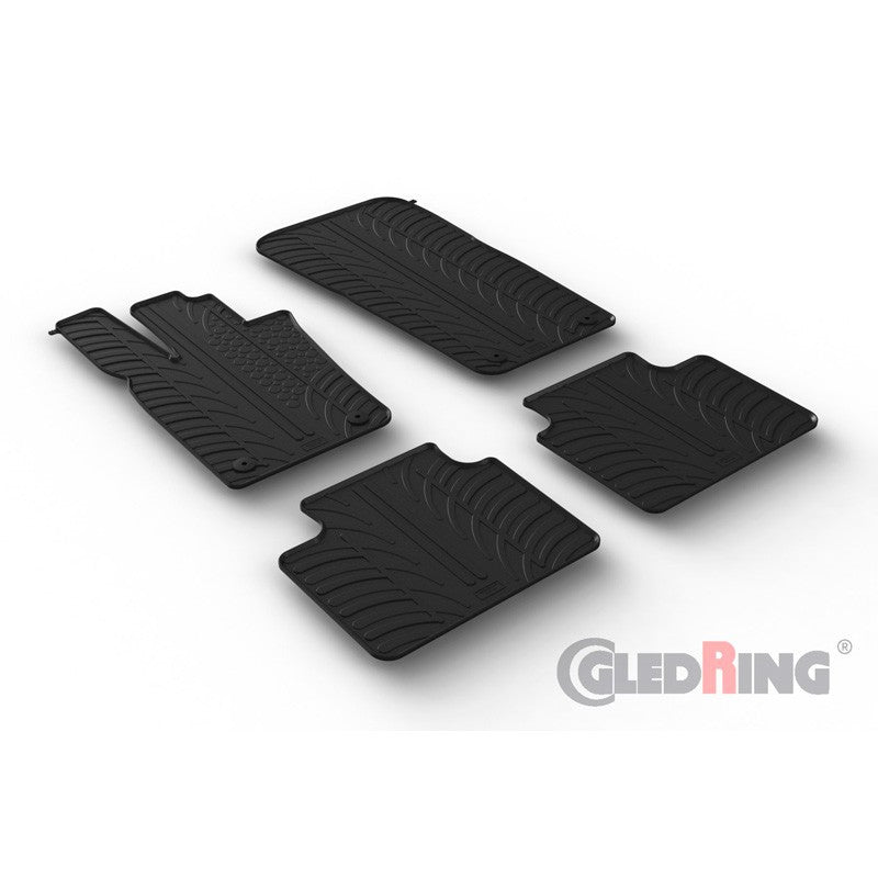 Set 4 covorase cauciuc dedicate Porsche Panamera GTS 971 G2 liftback 09. Gledring - imagine 1