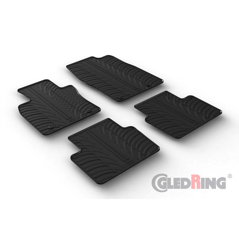 Set 4 covorase cauciuc dedicate MAZDA 3 02.2019-> (hatchback) /rubber ma Gledring - imagine 1