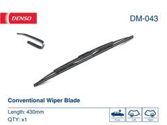 Lamela stergator Denso 430 mm Denso - imagine 1