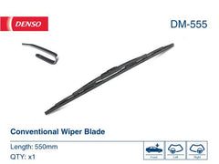 Lamela stergator Denso 550 mm Denso - imagine 1