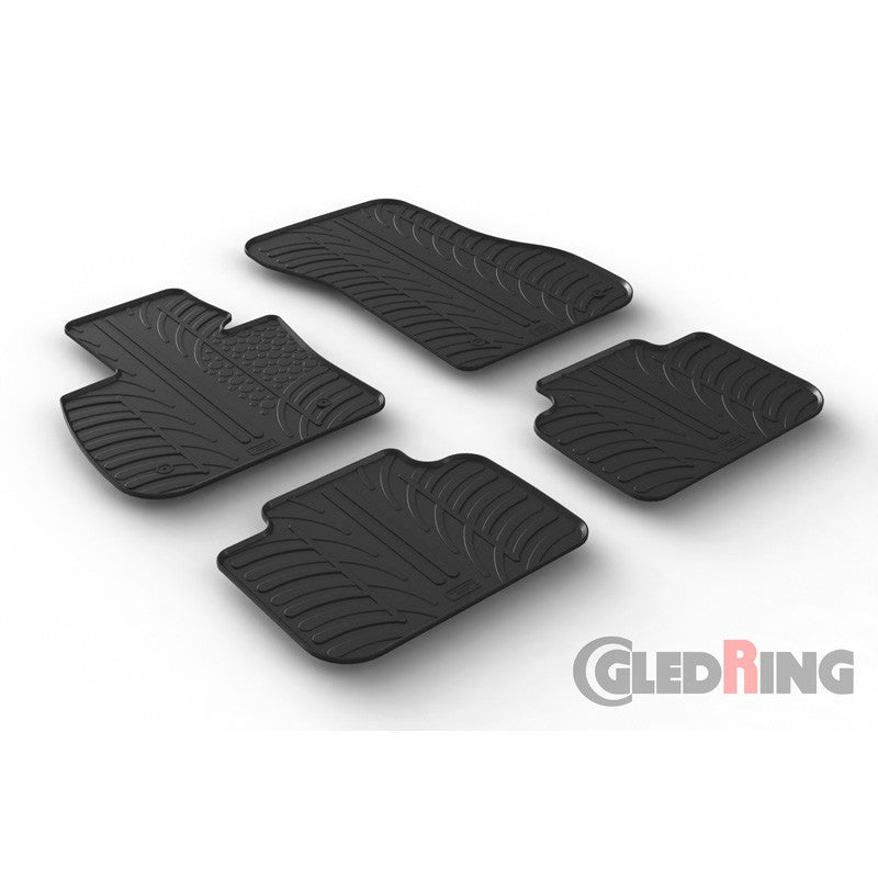 Set 4 covorase cauciuc dedicate BMW X1 F48&Hybrid 06.2015-05.2022/rubbe Gledring - imagine 1