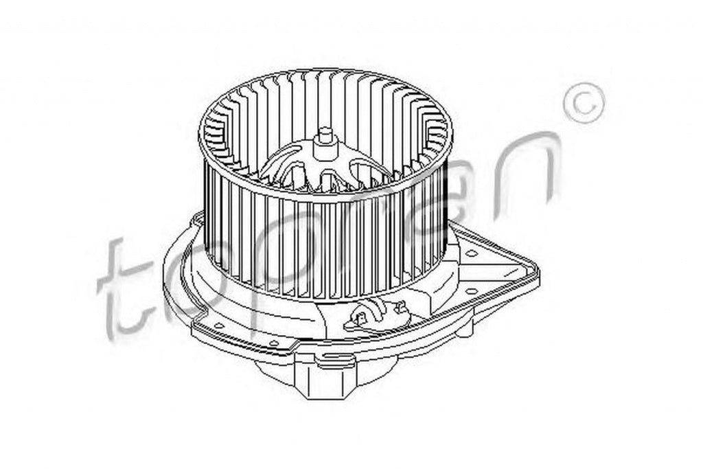 Ventilator bord habitaclu VW PASSAT 3B2 TOPRAN 112106